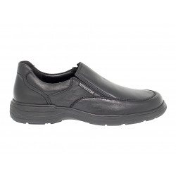 Laceless Mephisto DAVY RIKO in black leather