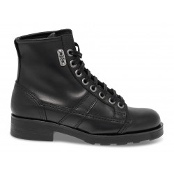 Low boot OXS FRANK 1901 in black leather