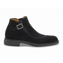 Ankle boot Cesare Paciotti BEATLES STILE INGLESE in black suede leather