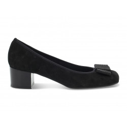 Pump Pitti Linea DANIELA ROSSI in black suede leather