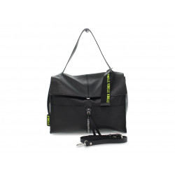Shoulder bag Rebelle CLIO SATCHEL L DOLLARO in black leather