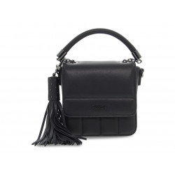 Handbag Rebelle VIRGINIA MINIHANDBAG NAPPA ROMANTIC GOTH in black leather