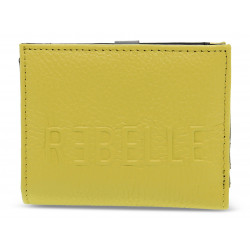 Wallet Rebelle ZIPAROUN S DOLLARO LIME in lime leather