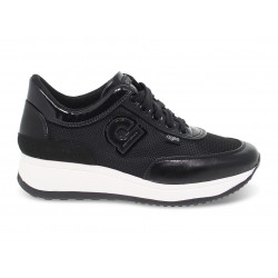 Sneakers Ruco Line AGILE AUDREY in black leather