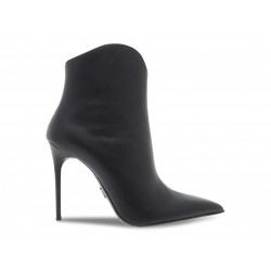 Ankle boot Sergio Levantesi ASIMMETRICO in black leather