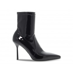 Low boot Sergio Levantesi STRETCH FERRAGNI LUX in black paint