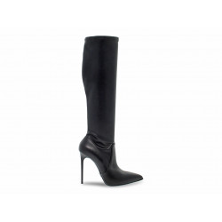 Boot Sergio Levantesi ELASTICIZZATO in black leather