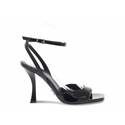 Heeled sandal Sergio Levantesi GUCCI TANIA PAINT in black paint