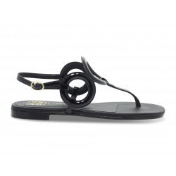 Flat sandals Siano Via Roma - black