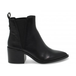 Low boot Steve Madden AUDIENCE BLACK LEATHER in black leather