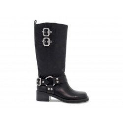 Boot Steve Madden EASTERN BLK in black leather