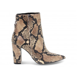 Low boot Steve Madden RENN TAN SNAKE SYNTHETIC in rock synthetic