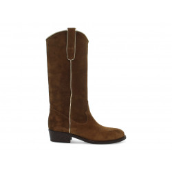 Boot Via Roma 15 TEX CON SOTTOFILETTO in leather suede leather