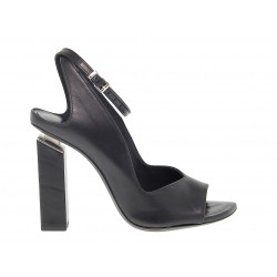 Heeled sandal Vic Matie in leather