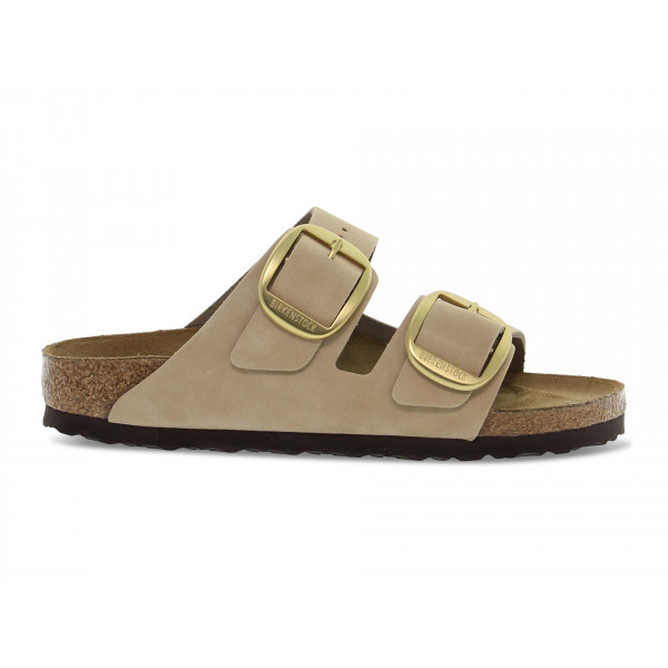 Flat sandals Birkenstock - sand