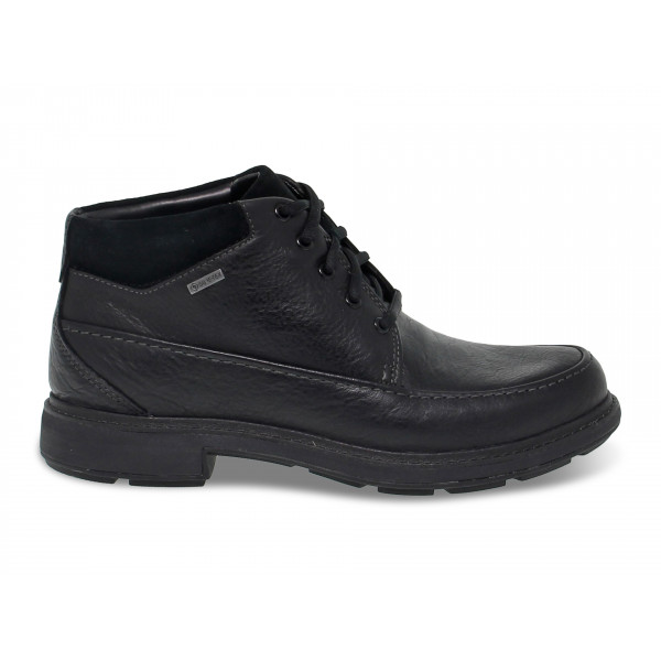 Low boot Clarks GORETEX in black leather