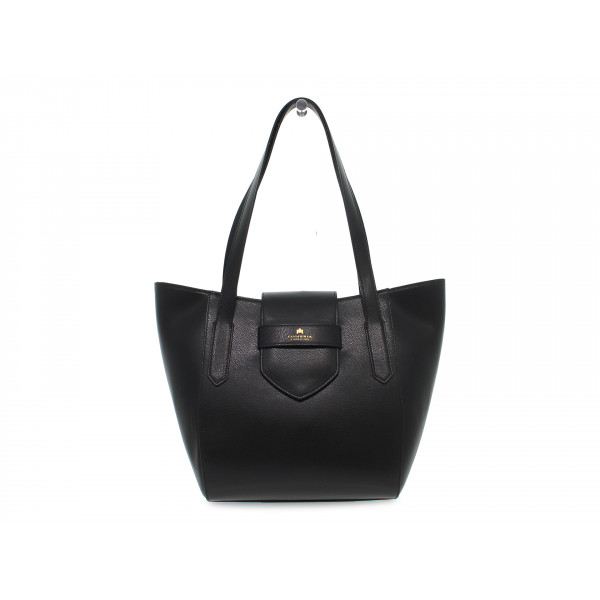 Tote bag Cuoieria Fiorentina MAIA SHOPPING BAG MELODY in black leather