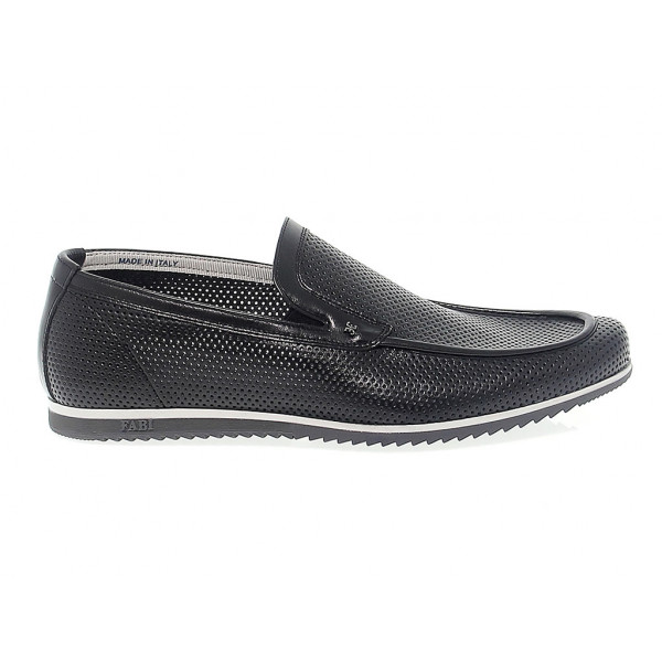 Loafer Fabi in black tassel