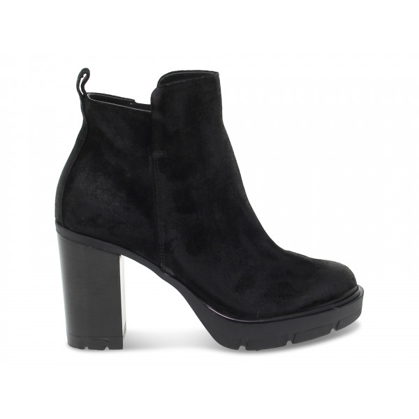 Ankle boot Janet Sport in black suede leather