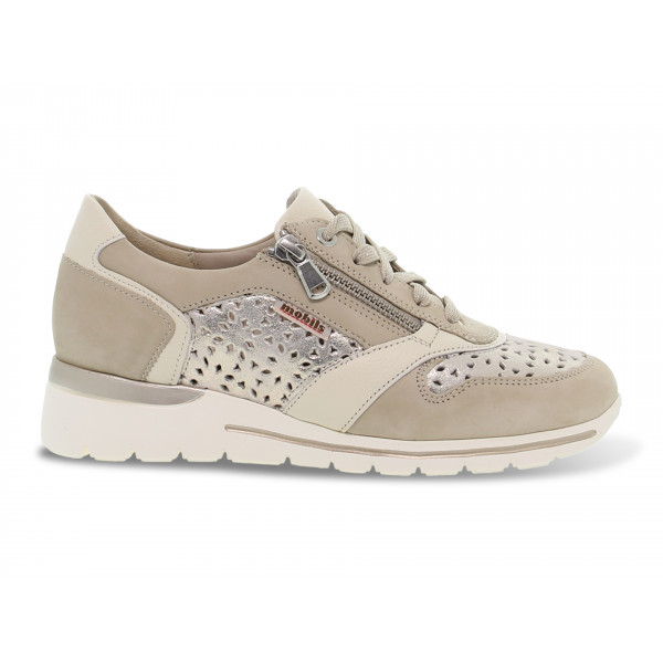 Flat shoe Mephisto - meat