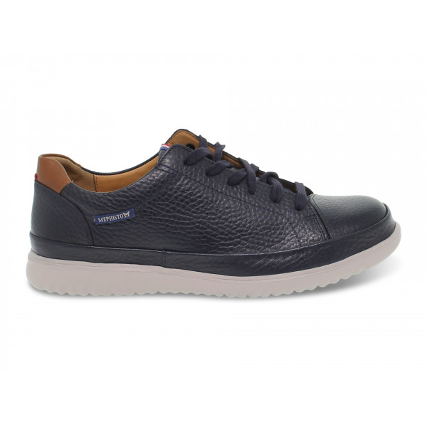 Lace-up shoes Mephisto THOMAS OREGON in blue leather