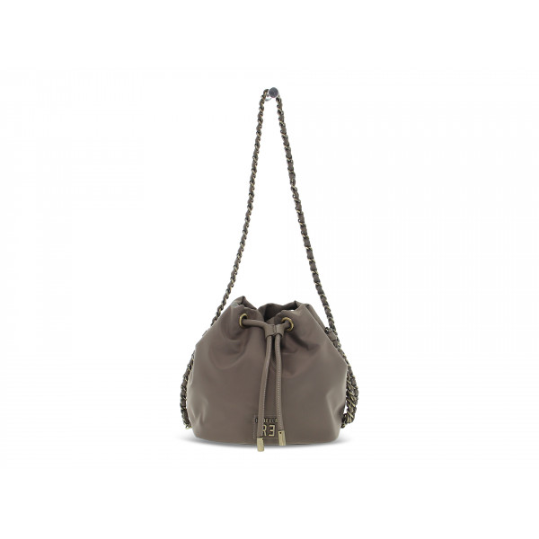 Handbag Rebelle ROXANNE BUKET S NYLON BLACK in mud nylon