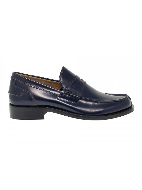 Loafer Antica Cuoieria COLLEGE in blue leather