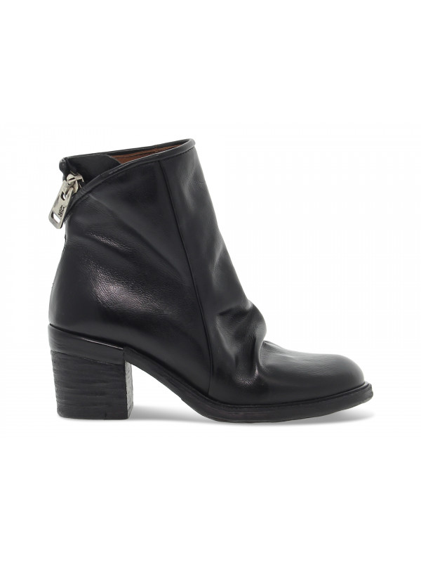 Low boot A.S.98 FONDO JAMAL in black leather
