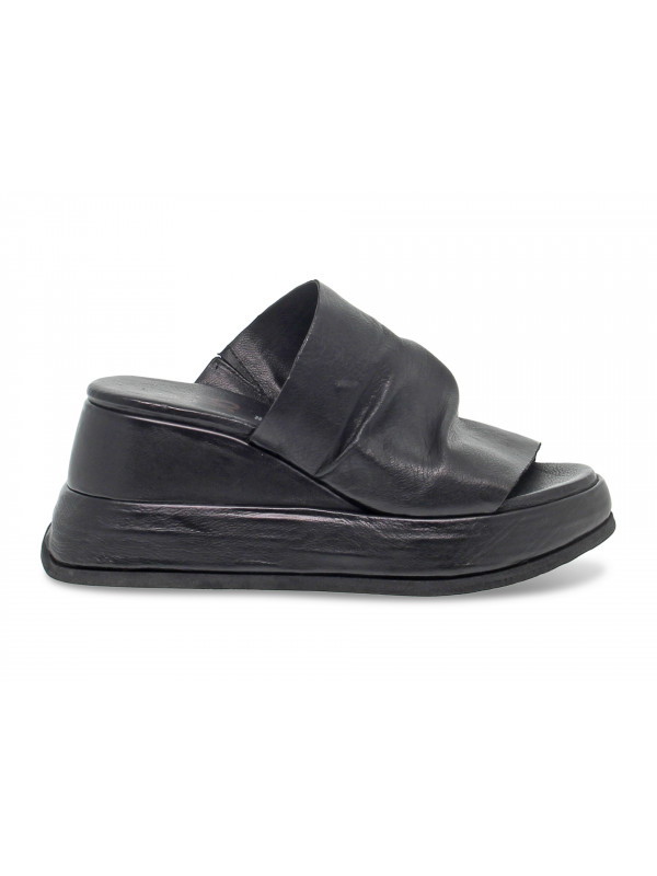 Wedge A.S.98 BALENCIAGA in black leather