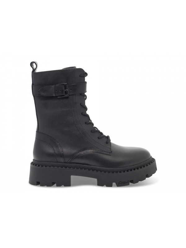 Low boot Ash PLATO' in black leather