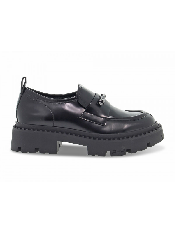 Flat shoe Ash GENIAL JACK in black brushed