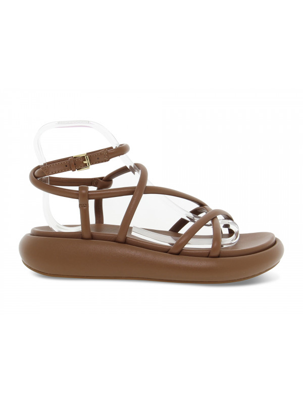 Flat sandals Ash VICE IMBOTTITO CINNAMON in leather tassel