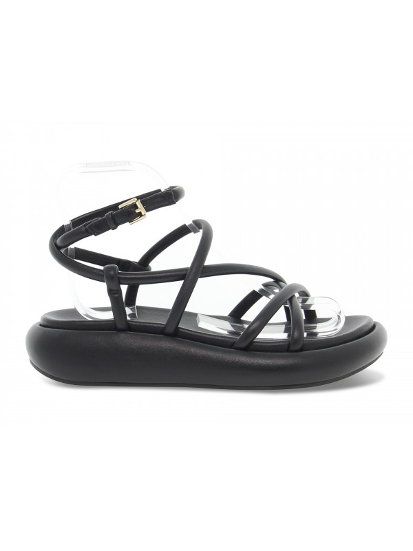 Flat sandals Ash VICE IMBOTTITO BLACK in black tassel