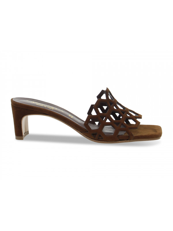 Heeled sandal Bianca Di - leather