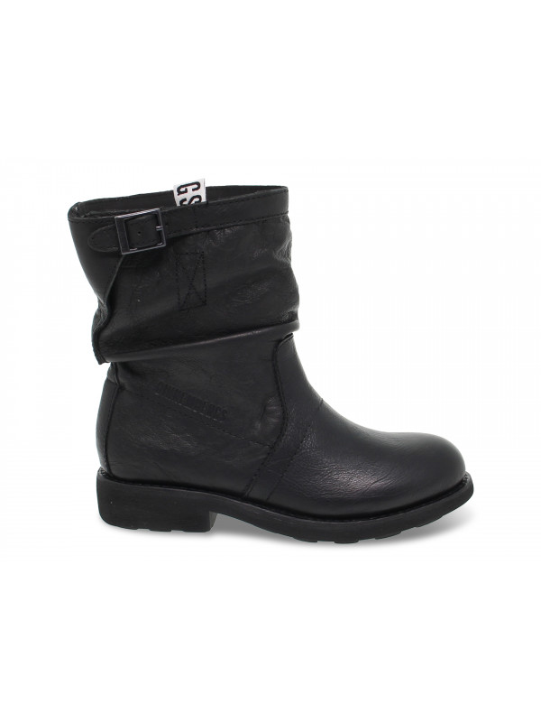 Ankle boot Bikkembergs VINTAGE BIKER VIOLANTE in black leather