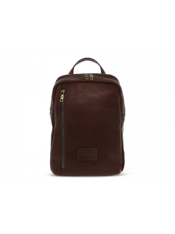 Backpack Cuoieria Fiorentina WARM AND COLOUR ZIP VERTICALE in leather leather