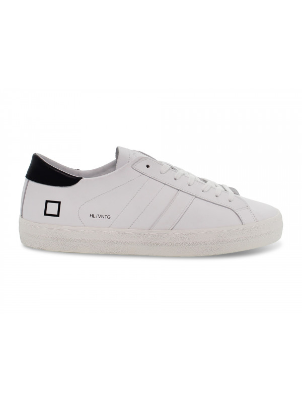 Sneakers D.A.T.E. HILL LOW VINTAGE CALF in white leather