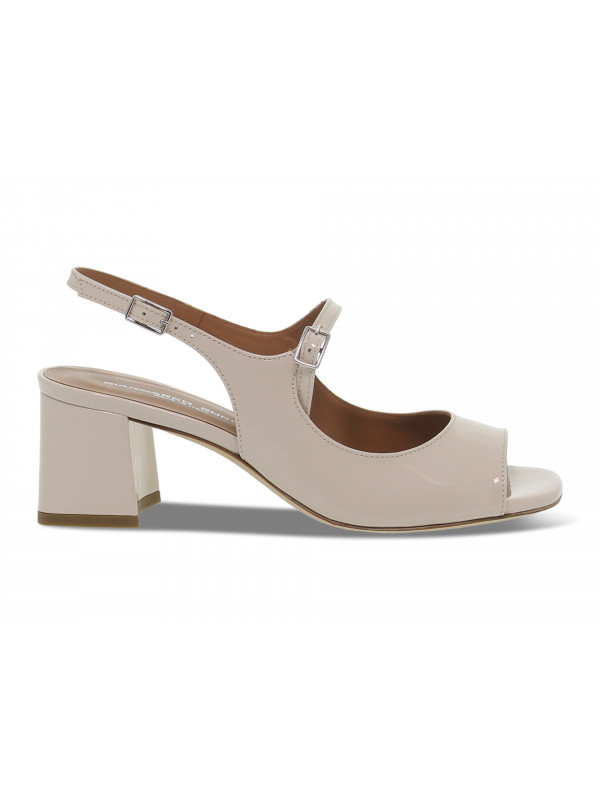 Heeled sandal Gianmarco Sorelli - cream