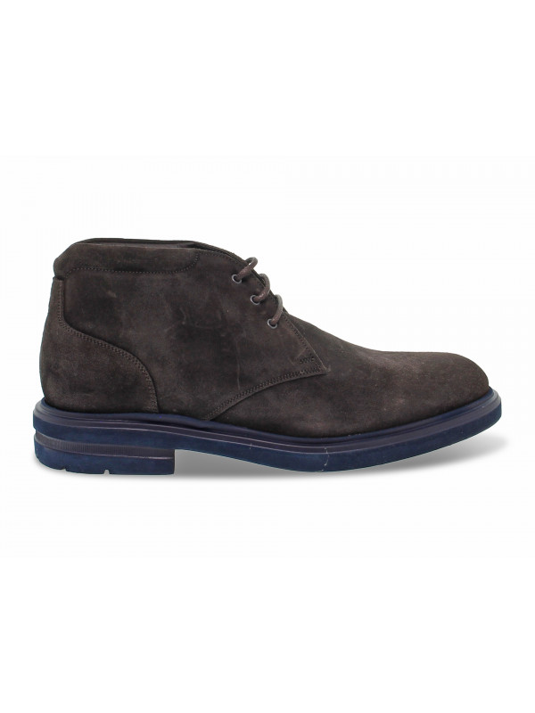 Ankle boot Guidi Calzature STILE INGLESE in brown suede leather