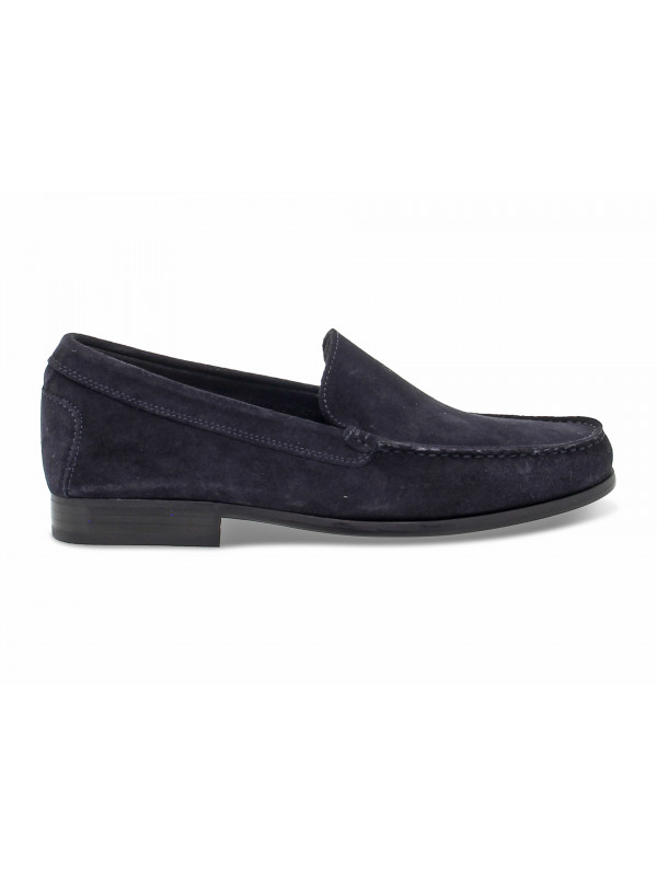 Loafer Guidi Calzature TODS in blue suede leather