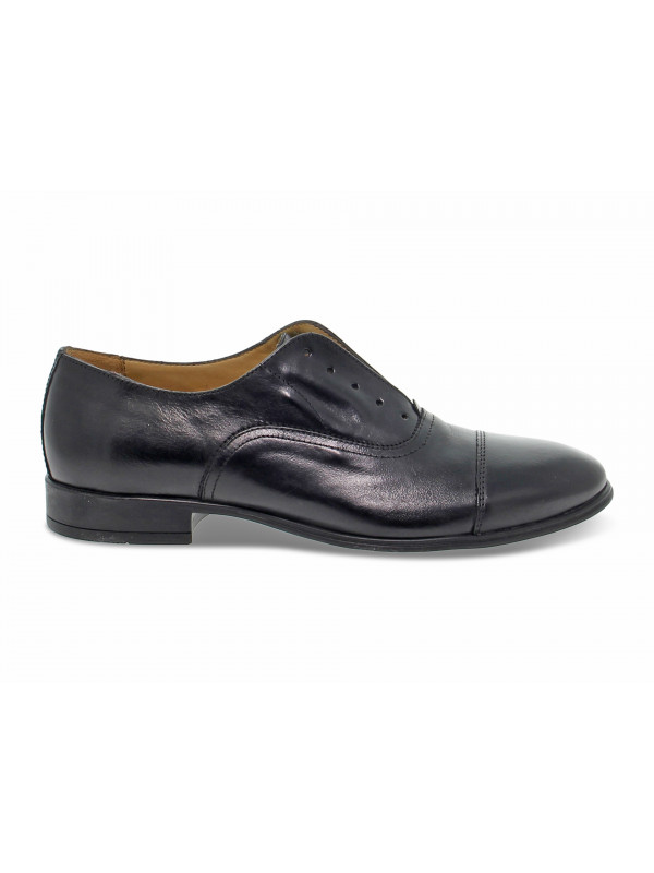 Lace-up shoes Guidi Calzature STILE INGLESE in black leather