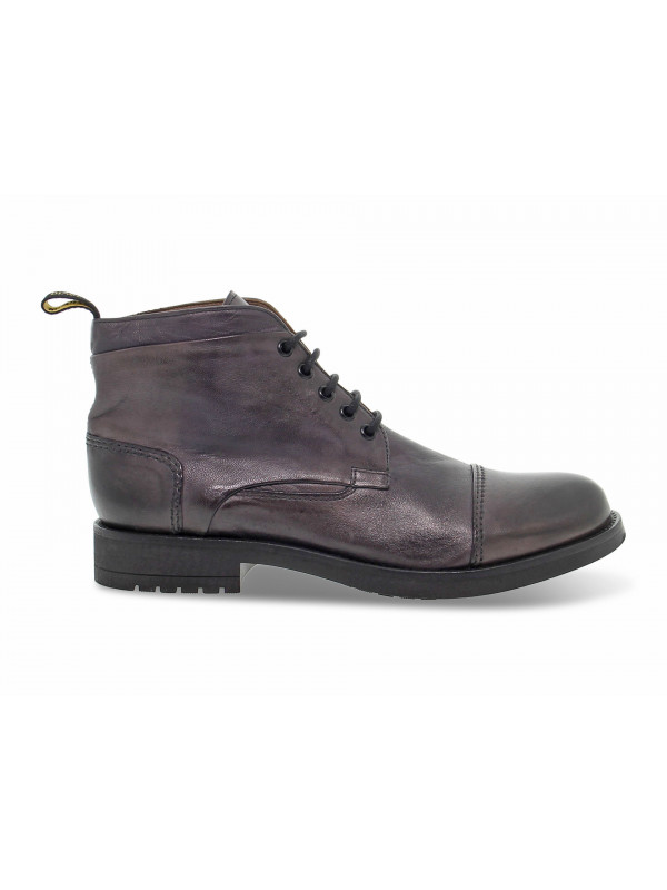 Ankle boot Guidi Calzature STILE INGLESE in anthracite leather