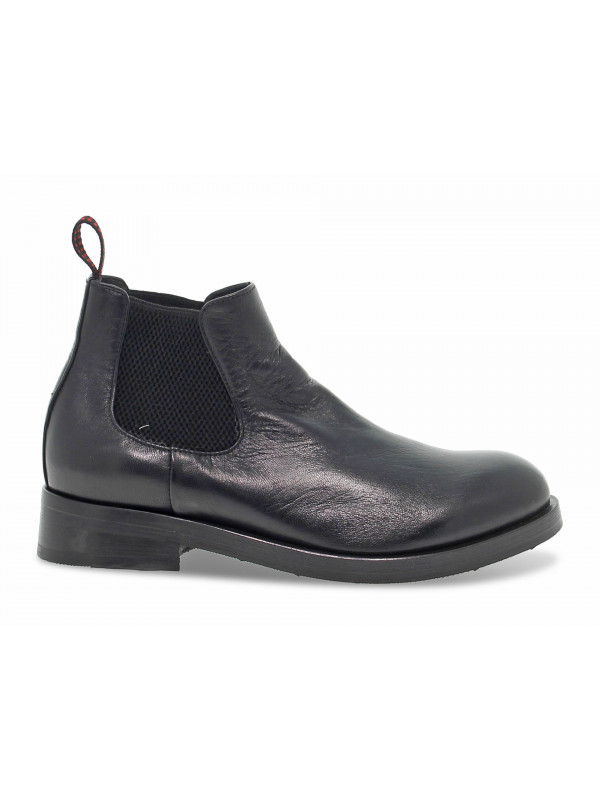 Ankle boot Guidi Calzature BEATLES STILE INGLESE in black leather
