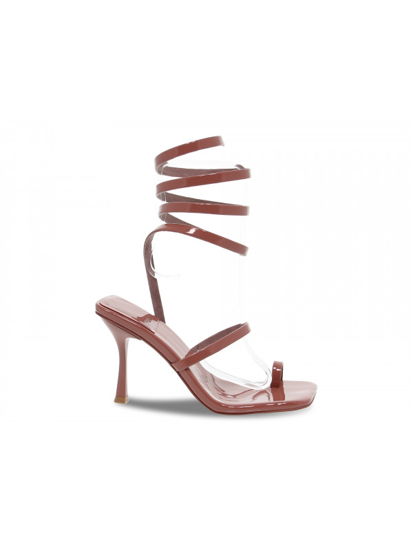 Heeled sandal Jeffrey Campbell SERPENTE ALLA CAVIGLIA in rose paint