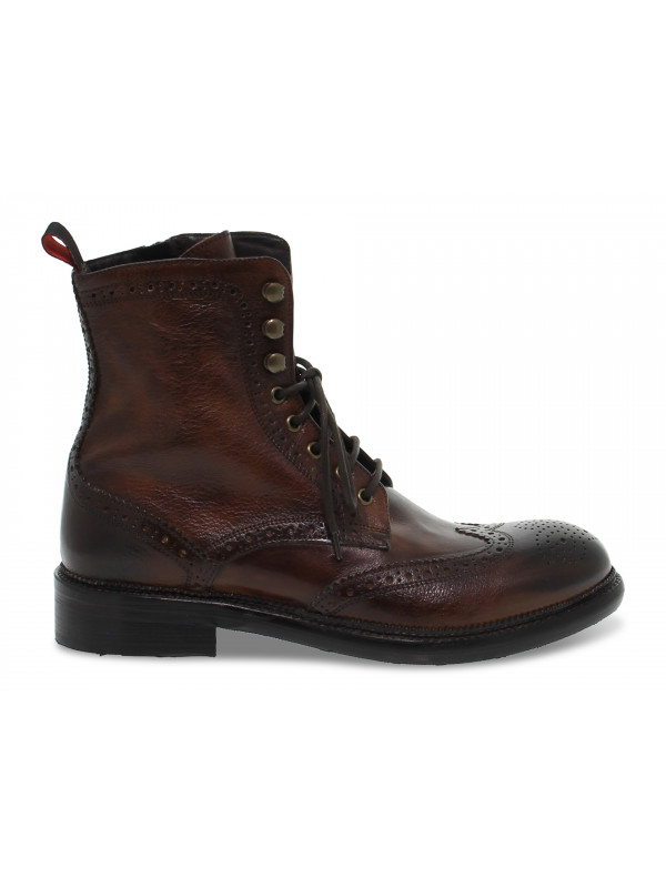 Low boot Jp David STILE INGLESE in leather leather
