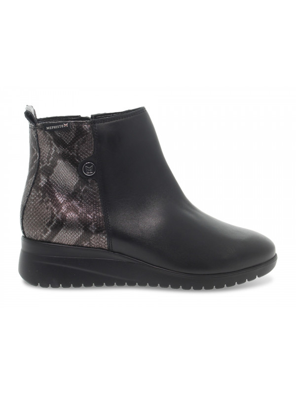 Ankle boot Mephisto VITTORIA in black laminate