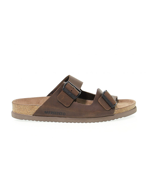 Sandal Mephisto NERIO in dark brown nubuck