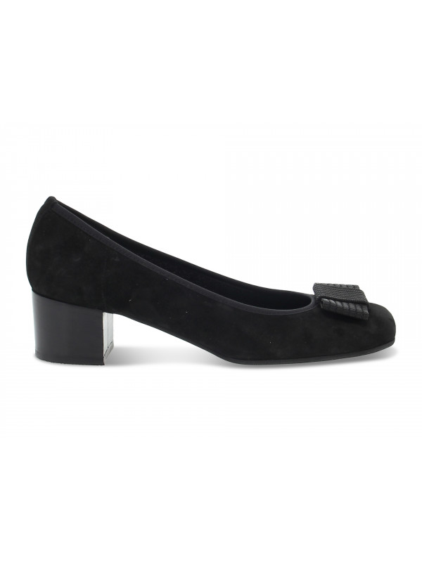 Pump Pitti Linea DANIELA ROSSI in black suede leather