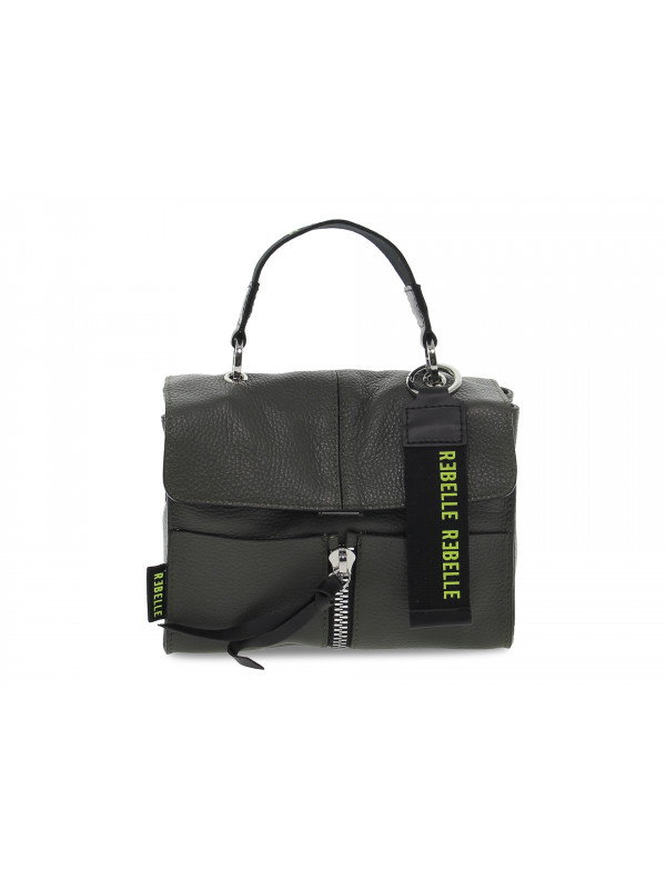 Shoulder bag Rebelle CHLOE SATCHEL S DOLLARO in dark green leather