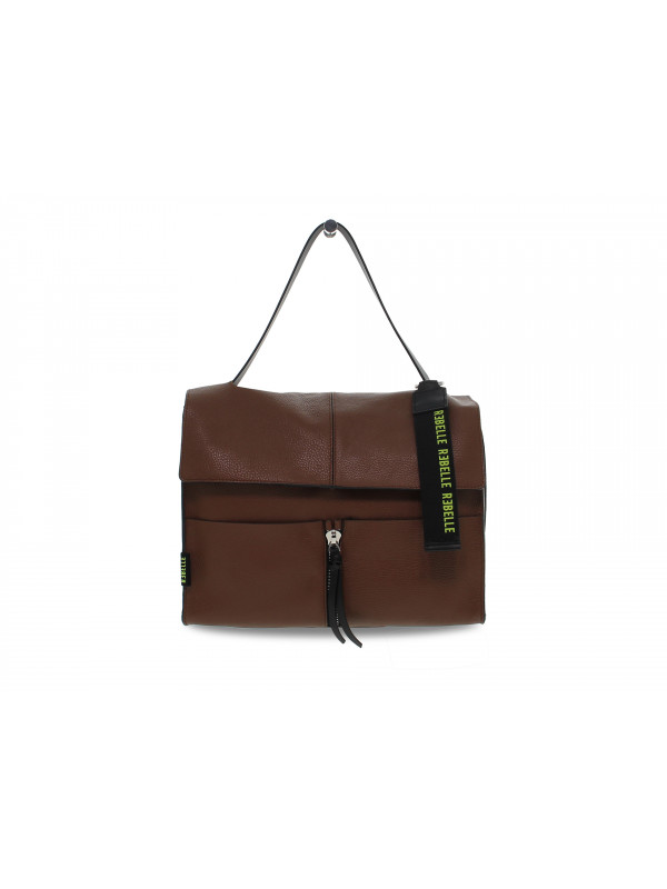 Shoulder bag Rebelle CLIO SATCHEL L DOLLARO in leather leather
